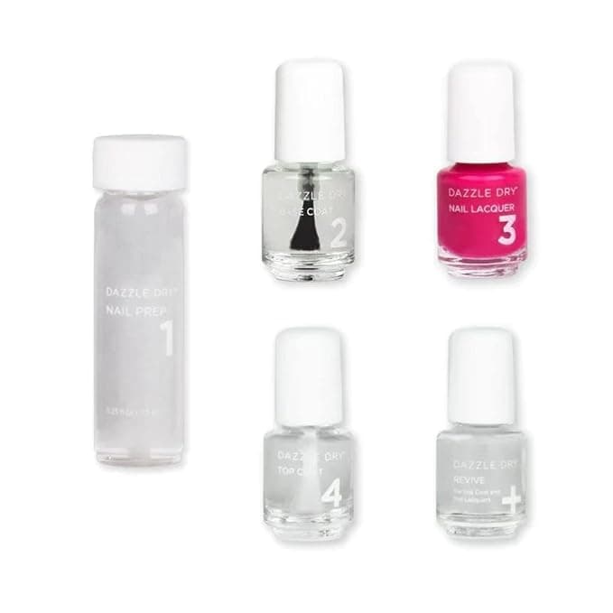 Dazzle Dry Mini Kit Heart of Fire Hot Pink 5-Min Dry