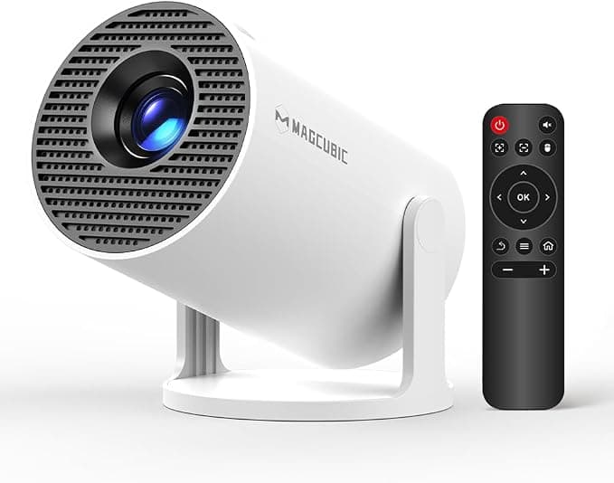 HY300Pro 4K Smart Mini Projector WiFi 6 BT 180° Rotation