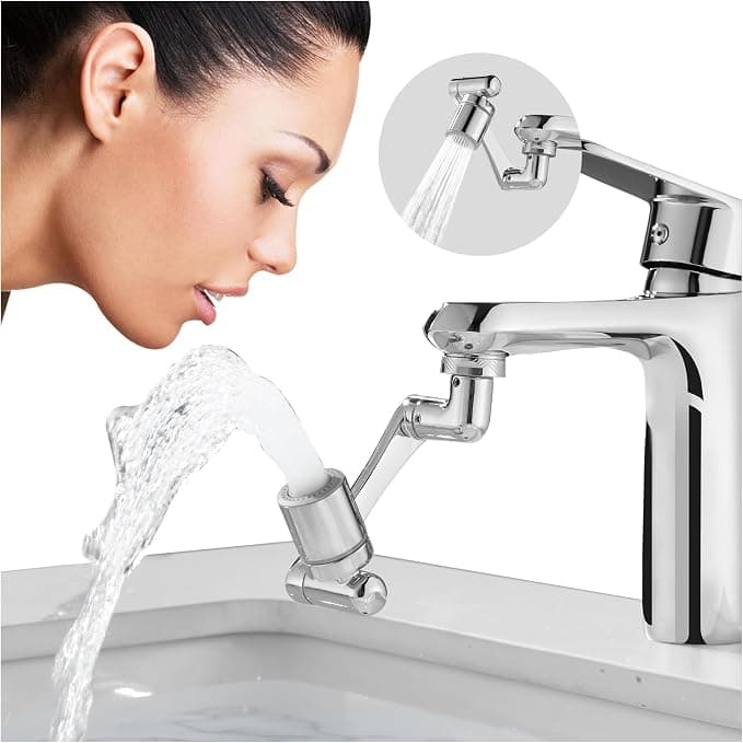 Transform Your Sink with the 1080° Swivel Faucet Extender