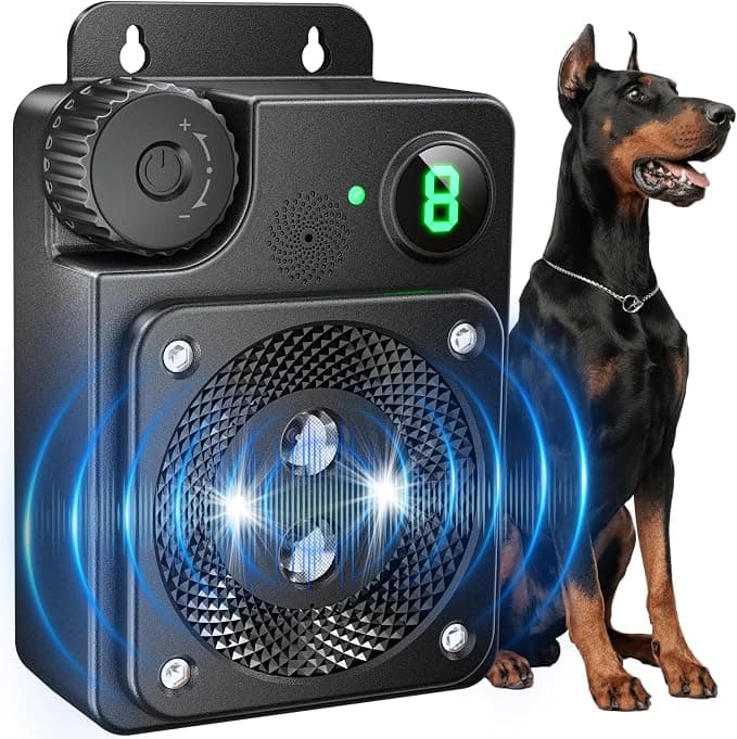 Anti Barking Devices, Ultrasonic Dog Bark Deterrent Devices, Dog Barking Deterrent Devices, Dog Barking Stopper, Anti Barking Device for Dogs Long Range 50ft, Bark Box Indoor Outdoor for Dogs Training